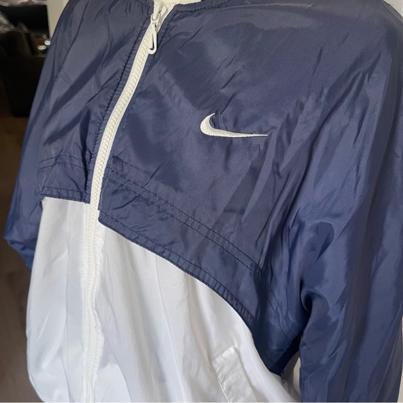 Vintage 90s Nike Windbreaker Zip Jacket - Size Medium - Picture 4 of 14